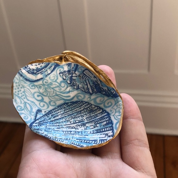 Decorative shell trinket trays🐚💙 - Picture 8 of 13